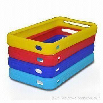 Silicone Cases for Apple iPhone 4G, Various Colors are Available